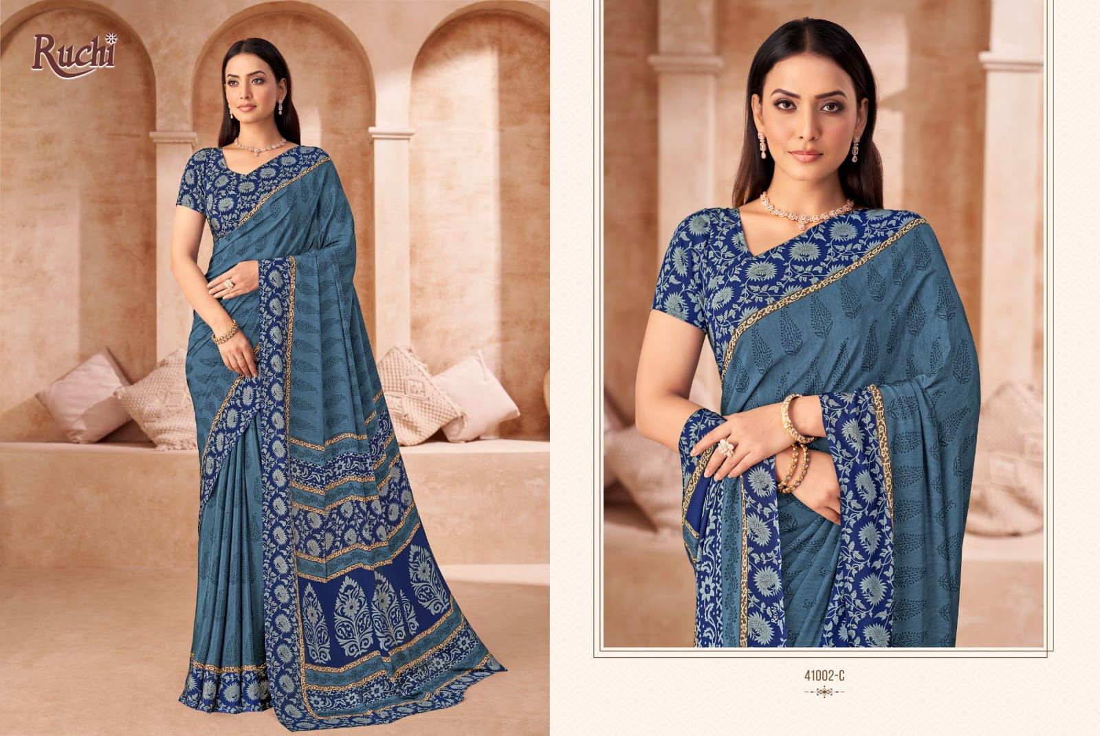 Vivanta Silk 43 By Ruchi Crepe Silk Daily Wear Saree Orders In India